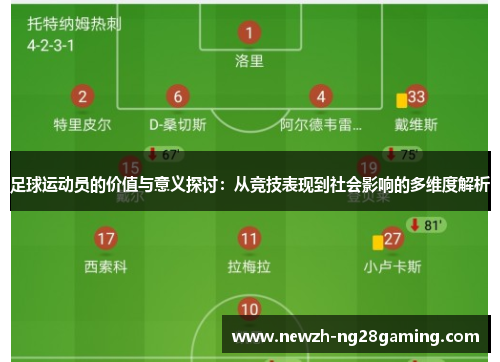 足球运动员的价值与意义探讨：从竞技表现到社会影响的多维度解析