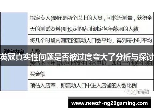 英冠真实性问题是否被过度夸大了分析与探讨