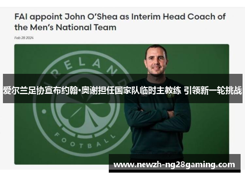 爱尔兰足协宣布约翰·奥谢担任国家队临时主教练 引领新一轮挑战